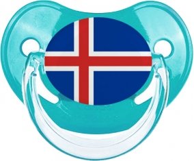 Drapeau Islande : Sucette Physiologique personnalisée