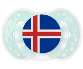Drapeau Islande Sucette LOVI Dynamic Retro-turquoise-lagon classique