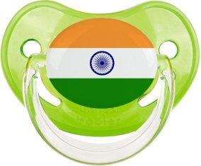 Drapeau Inde Tétine Physiologique Vert classique