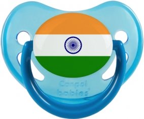 Drapeau Inde Tétine Physiologique Bleue phosphorescente