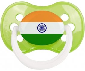Drapeau Inde Sucete Anatomique Vert classique