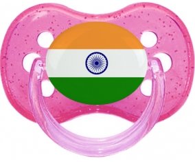 Drapeau Inde Sucete Cerise Rose à paillette