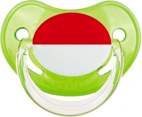 Drapeau Indonésie Sucete Physiologique Vert classique