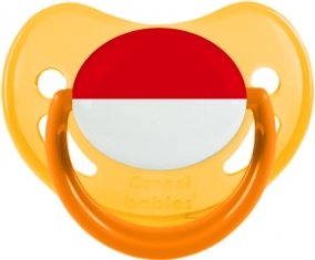 Drapeau Indonésie Sucete Physiologique Jaune phosphorescente