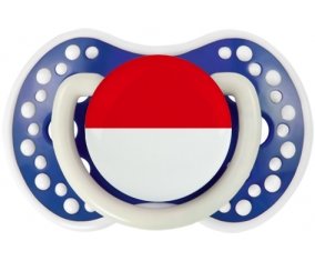 Drapeau Indonésie Tétine LOVI Dynamic Bleu-marine phosphorescente