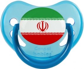 Drapeau L'Iran Sucette Physiologique Bleue phosphorescente