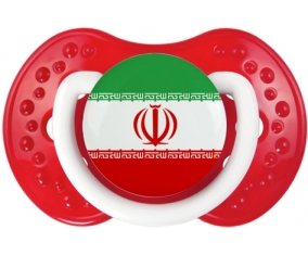 Drapeau L'Iran Sucette LOVI Dynamic Blanc-rouge classique