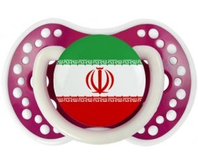 Drapeau L'Iran Sucette LOVI Dynamic Fuchsia phosphorescente