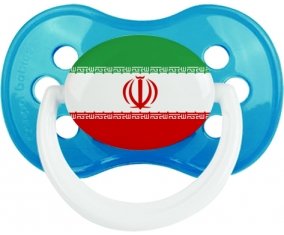 Drapeau L'Iran Tétine Anatomique Cyan classique