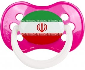 Drapeau L'Iran Tétine Anatomique Rose foncé classique