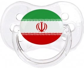 Drapeau L'Iran Sucette Cerise Transparent classique