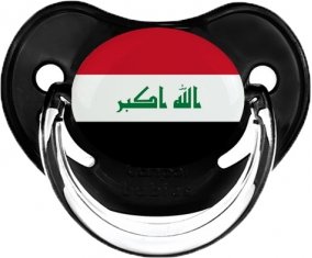 Drapeau Irak Sucette Physiologique Noir classique