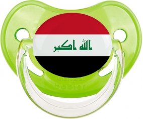 Drapeau Irak Sucette Physiologique Vert classique