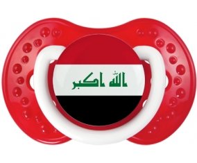 Drapeau Irak Sucette LOVI Dynamic Blanc-rouge classique