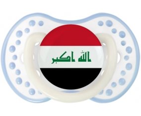 Drapeau Irak Sucette LOVI Dynamic Blanc-cyan classique