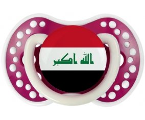 Drapeau Irak Sucette LOVI Dynamic Fuchsia phosphorescente