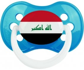 Drapeau Irak Sucette Anatomique Cyan classique