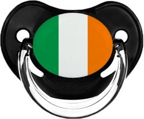 Drapeau Irlande Tétine Physiologique Noir classique