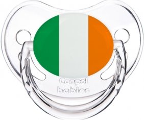 Drapeau Irlande Tétine Physiologique Transparent classique