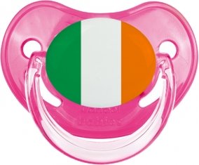 Drapeau Irlande Tétine Physiologique Rose classique
