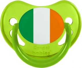 Drapeau Irlande Tétine Physiologique Vert phosphorescente