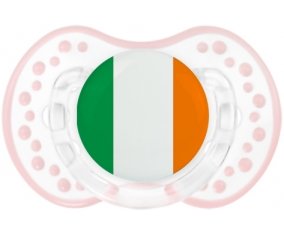 Drapeau Irlande Sucete LOVI Dynamic Retro-blanc-rose-tendre classique