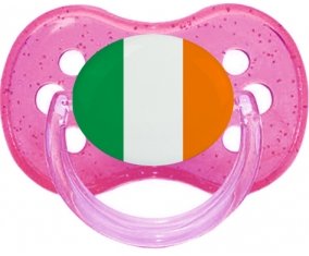 Drapeau Irlande Sucete Cerise Rose à paillette