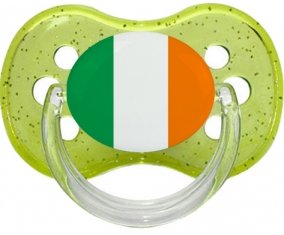 Drapeau Irlande Sucete Cerise Vert à paillette