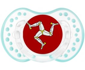 Drapeau Île de Man Tétine LOVI Dynamic Retro-blanc-lagon classique