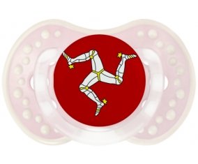 Drapeau Île de Man Tétine LOVI Dynamic Retro-rose-tendre classique