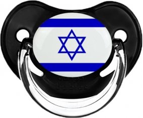 Drapeau Israël Sucette Physiologique Noir classique
