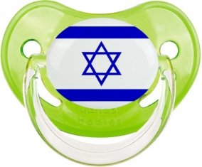Drapeau Israël Sucette Physiologique Vert classique