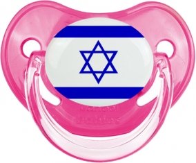 Drapeau Israël Sucette Physiologique Rose classique