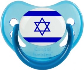 Drapeau Israël Sucette Physiologique Bleue phosphorescente