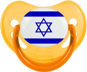 Drapeau Israël Sucette Physiologique Jaune phosphorescente