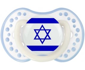 Drapeau Israël Sucette LOVI Dynamic Blanc-cyan classique