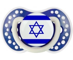 Drapeau Israël Sucette LOVI Dynamic Bleu-marine phosphorescente