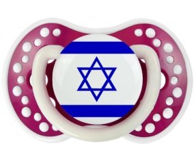 Drapeau Israël Sucette LOVI Dynamic Fuchsia phosphorescente