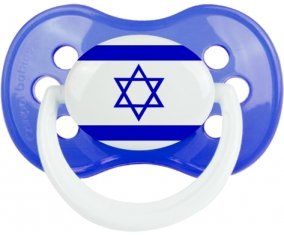 Drapeau Israël Tétine Anatomique Bleu classique