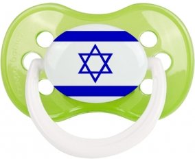 Drapeau Israël Tétine Anatomique Vert classique