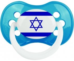 Drapeau Israël Tétine Anatomique Cyan classique