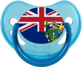 Drapeau Îles Pitcairn Tétine Physiologique Bleue phosphorescente