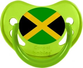 Drapeau Jamaïque Sucete Physiologique Vert phosphorescente