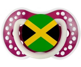 Drapeau Jamaïque Tétine LOVI Dynamic Fuchsia phosphorescente