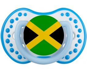 Drapeau Jamaïque Tétine LOVI Dynamic Blanc-bleu phosphorescente