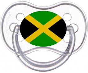 Drapeau Jamaïque Sucette Anatomique Transparente classique
