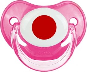 Drapeau Japon Sucette Physiologique Rose classique