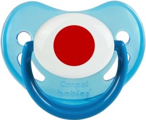 Drapeau Japon Sucette Physiologique Bleue phosphorescente