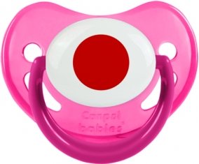 Drapeau Japon Sucette Physiologique Rose phosphorescente