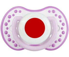 Drapeau Japon Sucette LOVI Dynamic Blanc-mauve classique